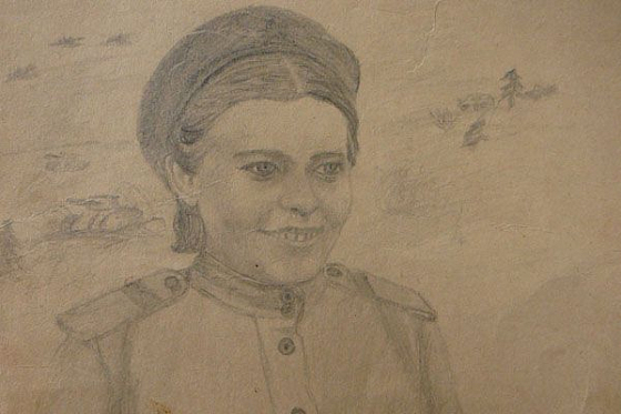 Наровчатскому краеведческому музею подарили карандашный рисунок 1942 года