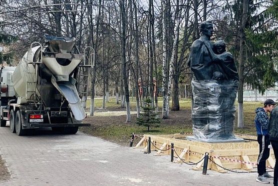В Пензе начался ремонт памятника «Проводы»