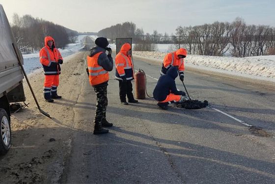 В Пензенской области приступили к ямочному ремонту автодорог