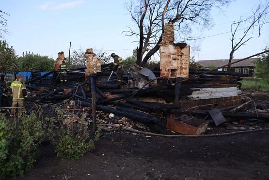 В Пензенской области в пожаре погиб одинокий пенсионер