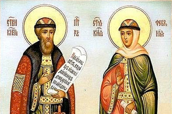 В Пензу доставили мощи святых Петра и Февронии Муромских