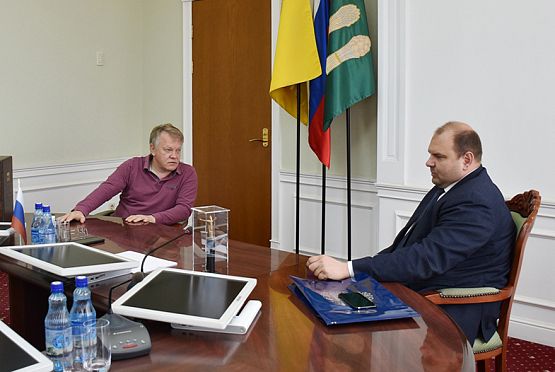 Александр Басенко встретился с мэром города Чебоксары