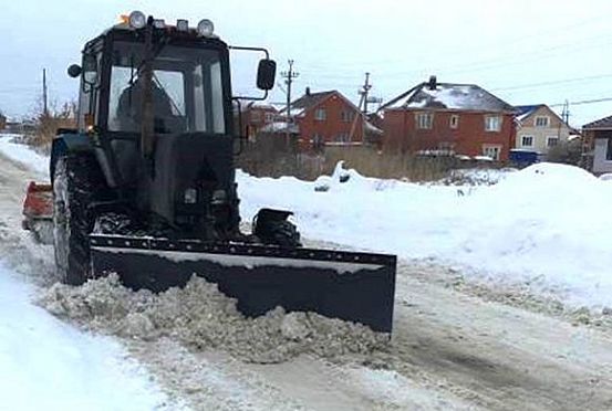 В Пензе очистили от снега дороги в частном секторе