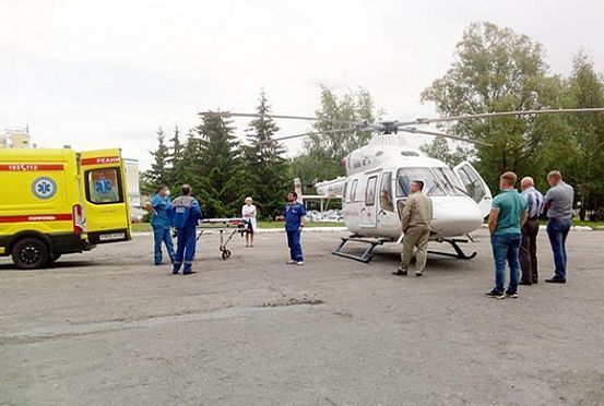 В Пензенской области за 4 месяца вертолет транспортировал 48 пациентов