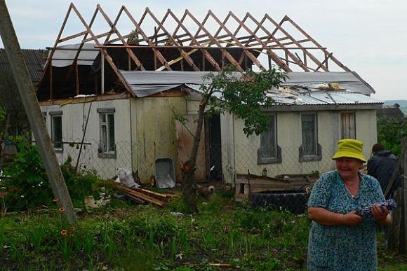 В Пензенской области не восстановлен только один дом, пострадавший от урагана