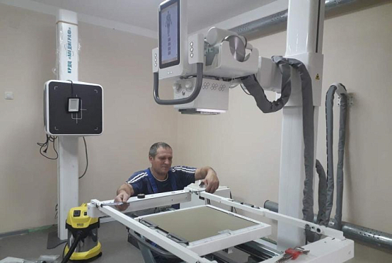 В Сердобской межрайонной больнице монтируют новое оборудование