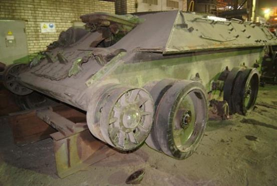 Работы по восстановлению танка Т-34 вошли в активную фазу