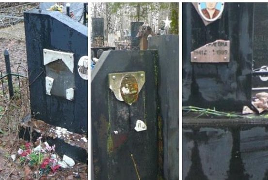В Пензе на Новозападном кладбище вандалы испортили более 20 захоронений