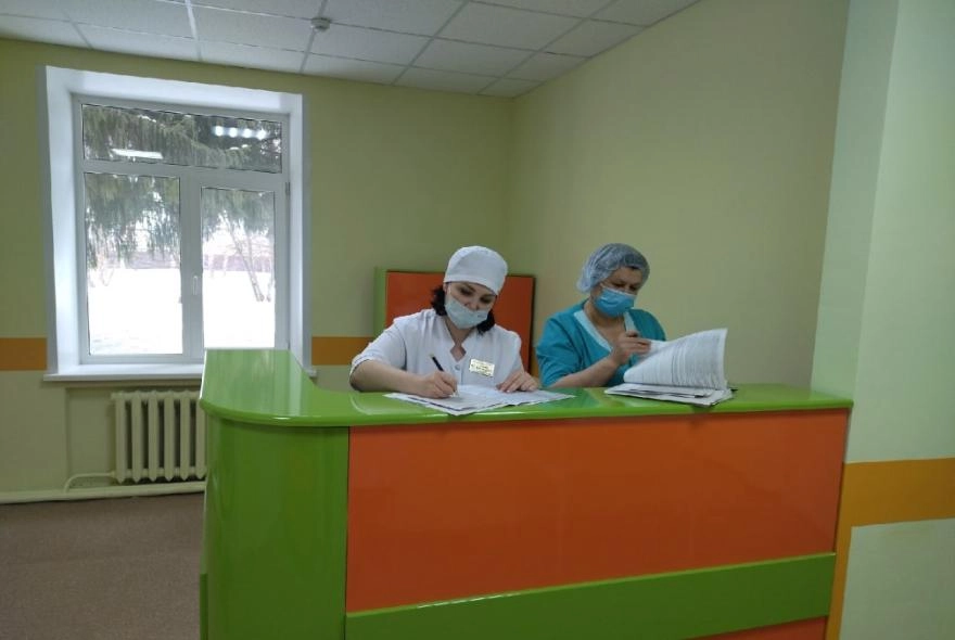 В Башмаковской больнице завершился капремонт педиатрического отделения