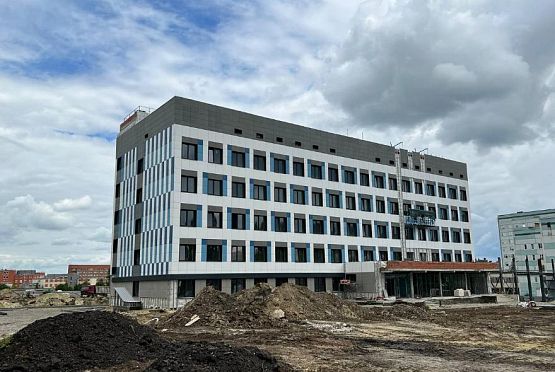 В Пензе новое здание областного диспансера готово на 80%