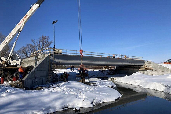 Реконструкция моста в Спасском районе завершится в мае 2024