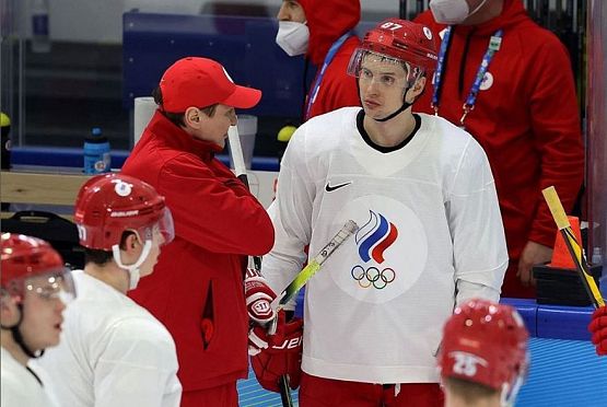 Пензенские хоккеисты в составе сборной ОКР готовятся к встрече с Данией
