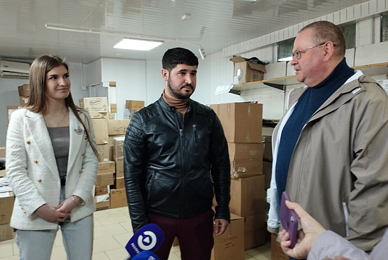 Мельниченко поблагодарил волонтеров из Вадинска за помощь участникам СВО