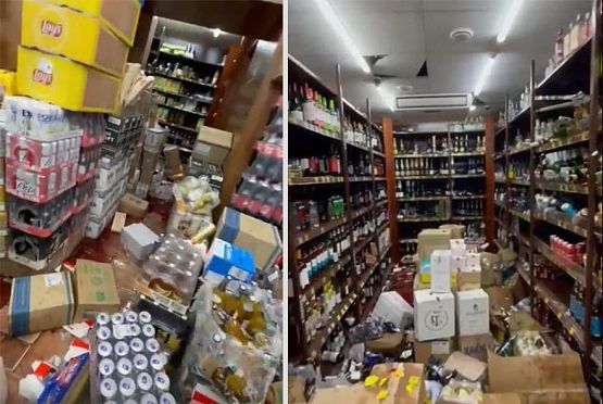 В Кузнецке отец сотрудницы алкомаркета разгромил магазин